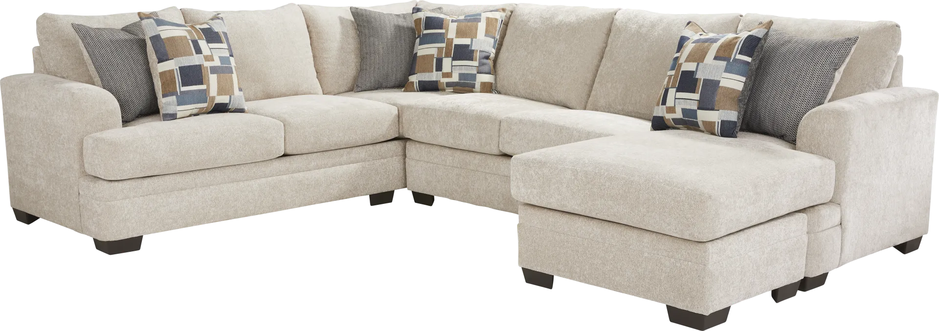 Copley Place Linen 2 Pc Sleeper Sectional - Image 1