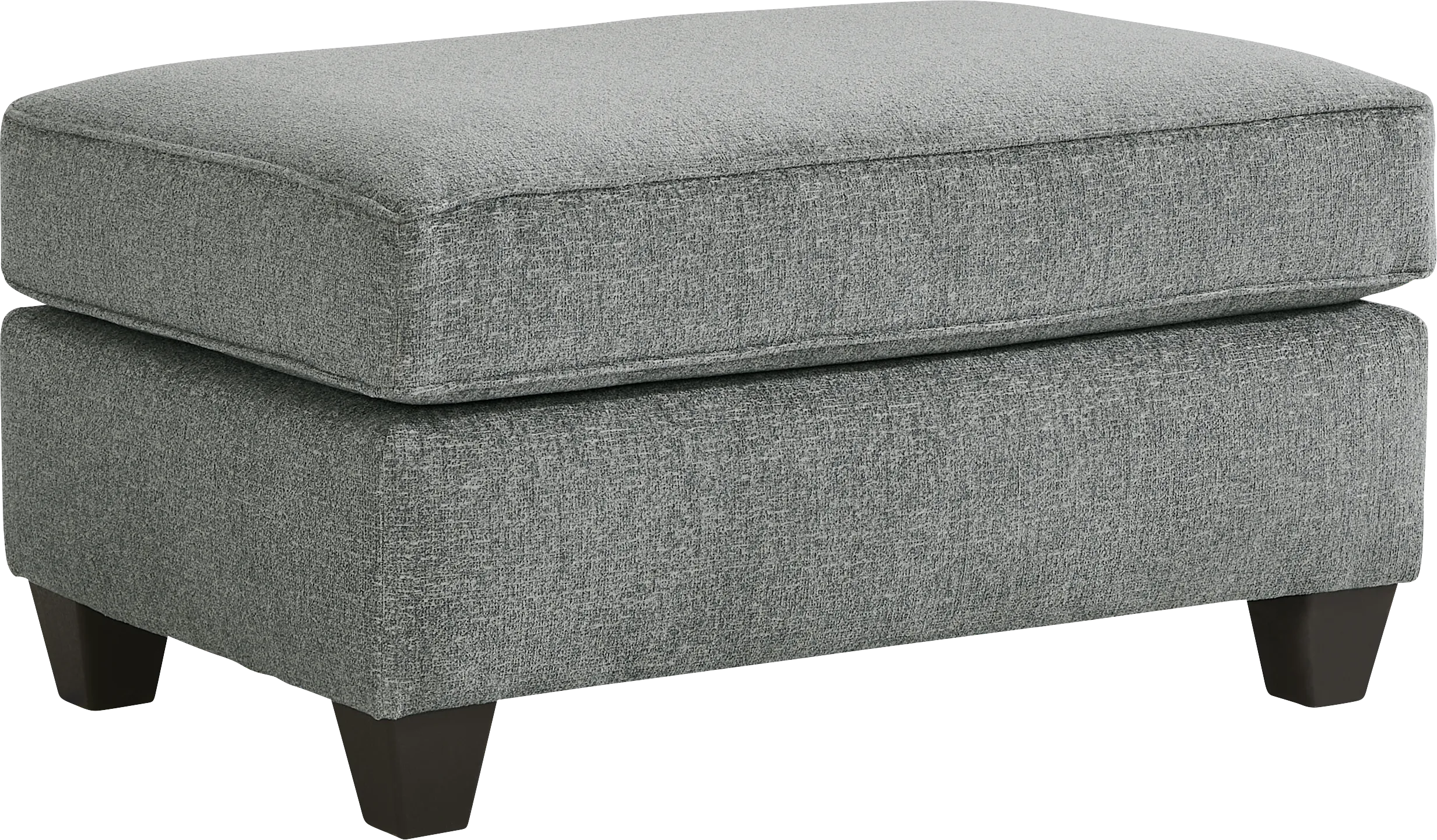 Riley Blue Ottoman - Thumbnail - Image 1