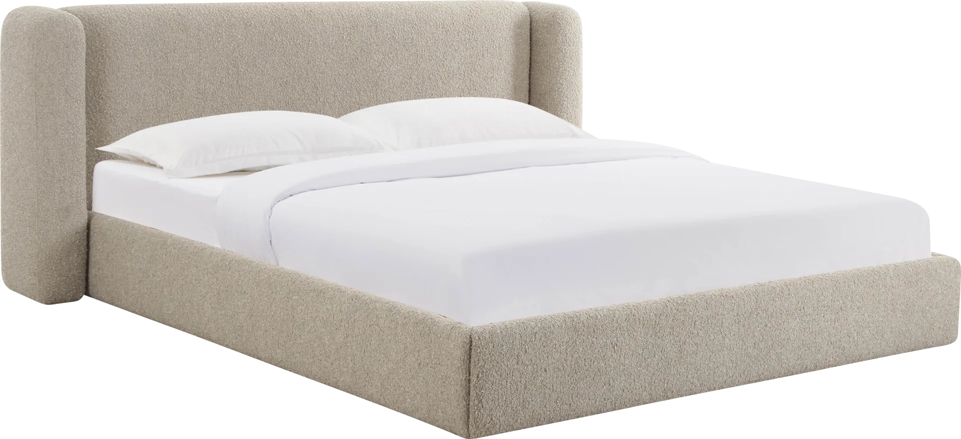 Emeliney Tan King Bed - Image 1