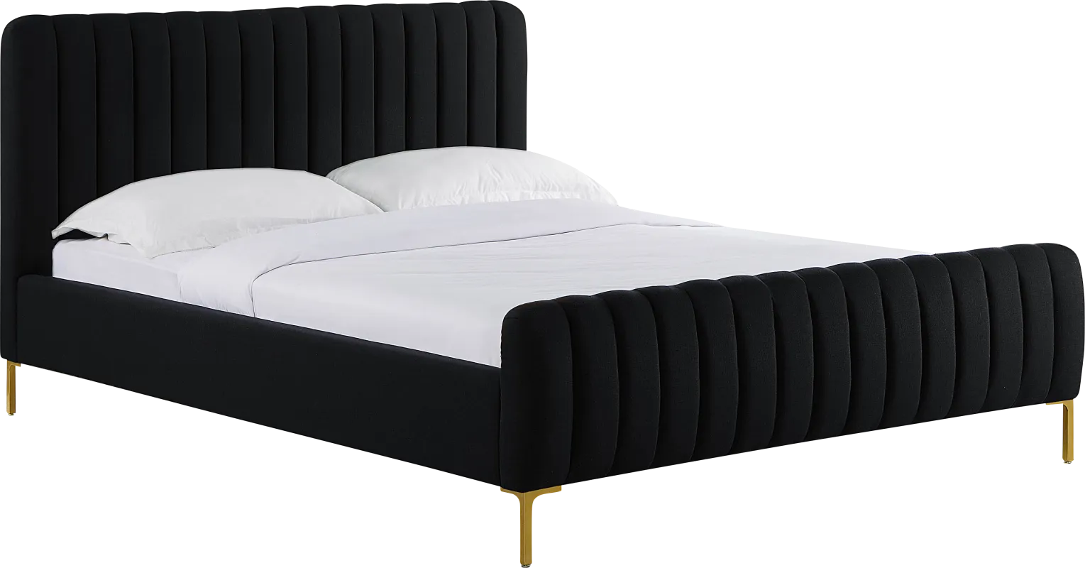 Beineke II Black Queen Bed