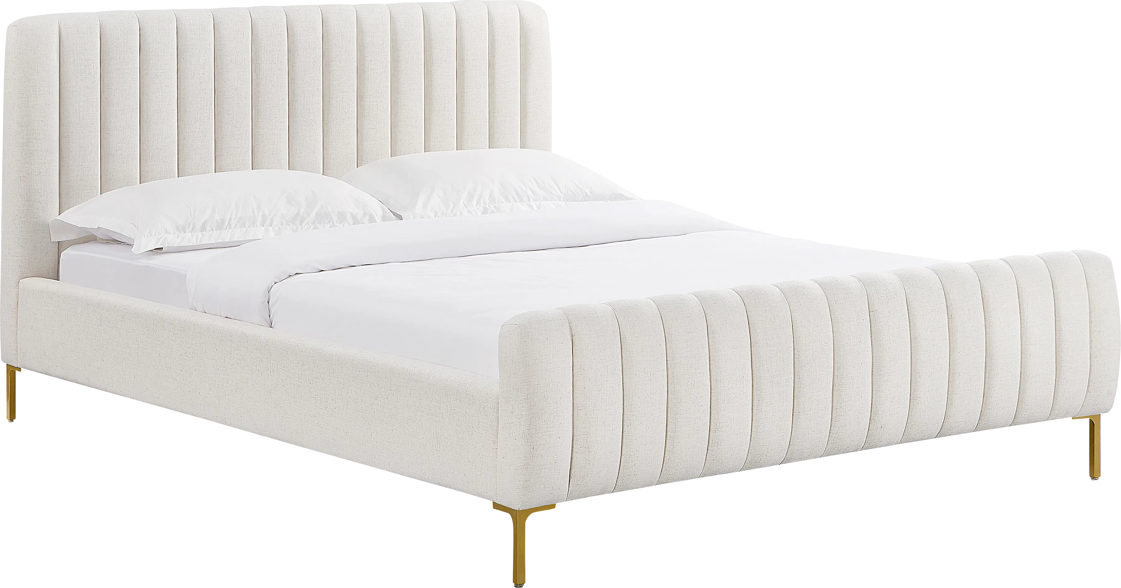 Beineke II Natural Queen Bed - Thumbnail - Image 1