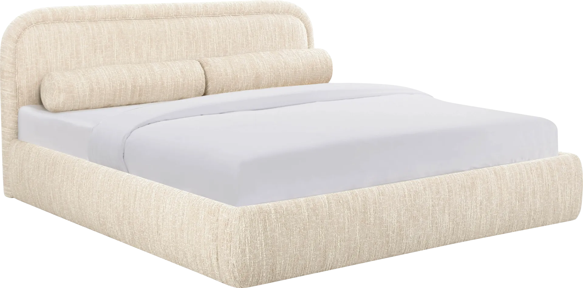 Bronislaw Cream Queen Bed - Image 1