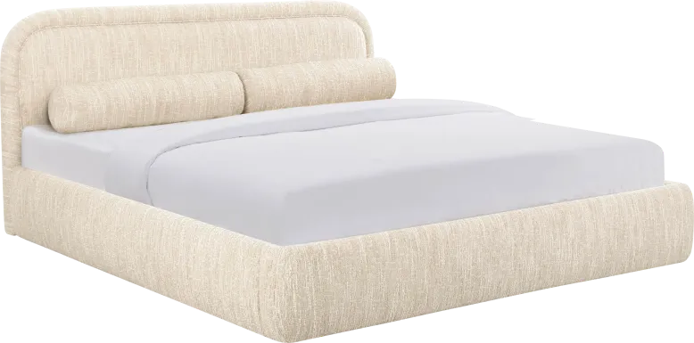 Bronislaw Cream King Bed