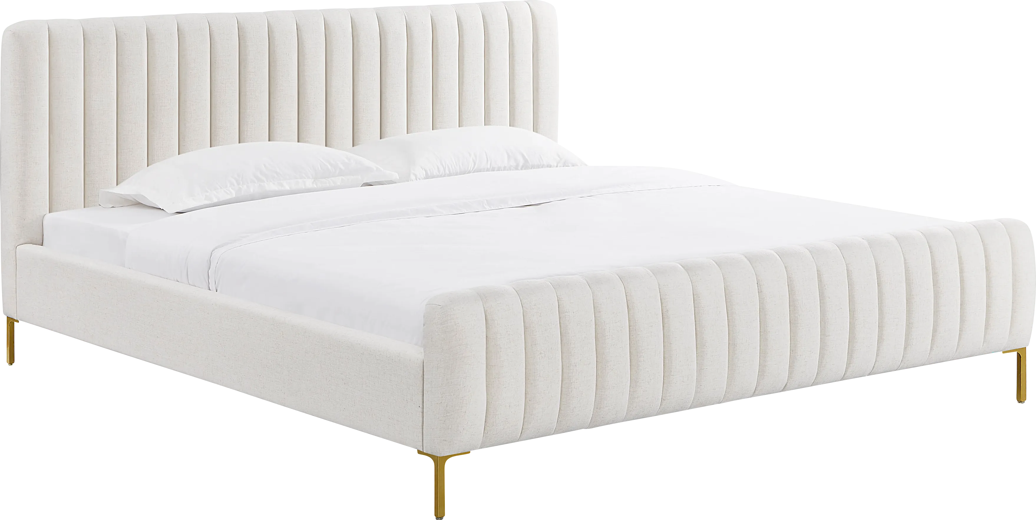 Beineke II Natural King Bed - Thumbnail - Image 1