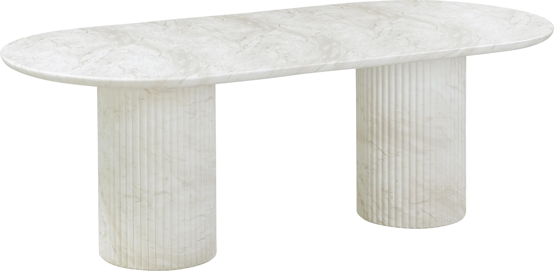 Aberjona White Dining Table - Image 1