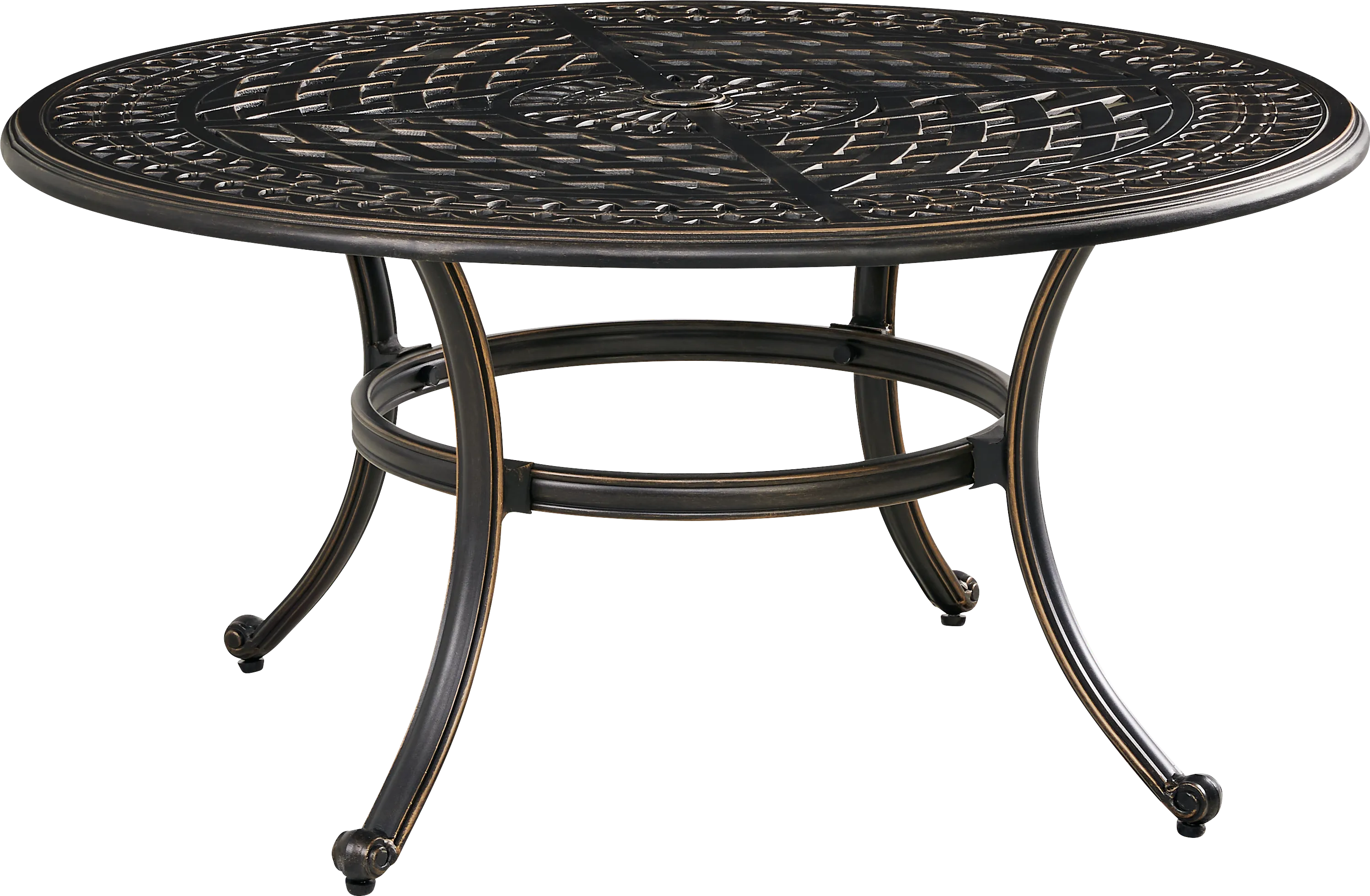 Carina Bronze 5 Pc Outdoor Chat Set with Sky Cushions - Thumbnail - Image 6