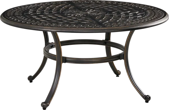 Carina Bronze Round Outdoor Cocktail Table