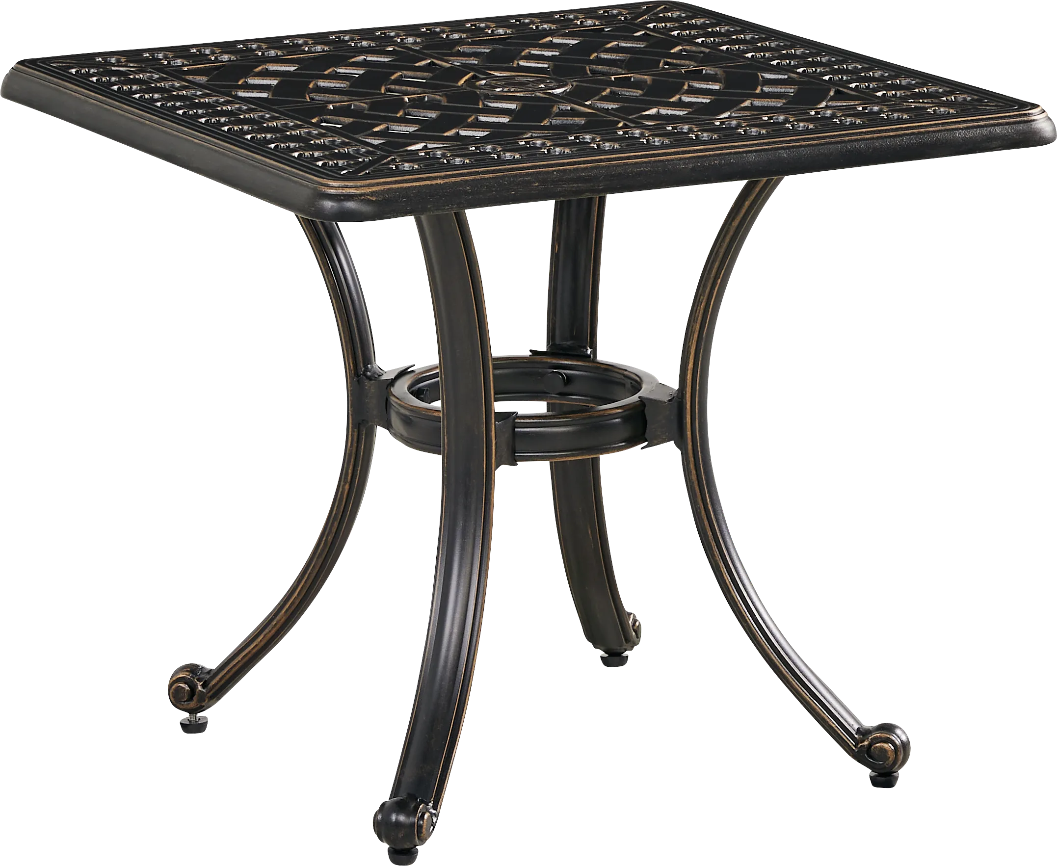 Carina Bronze Outdoor End Table - Thumbnail - Image 1