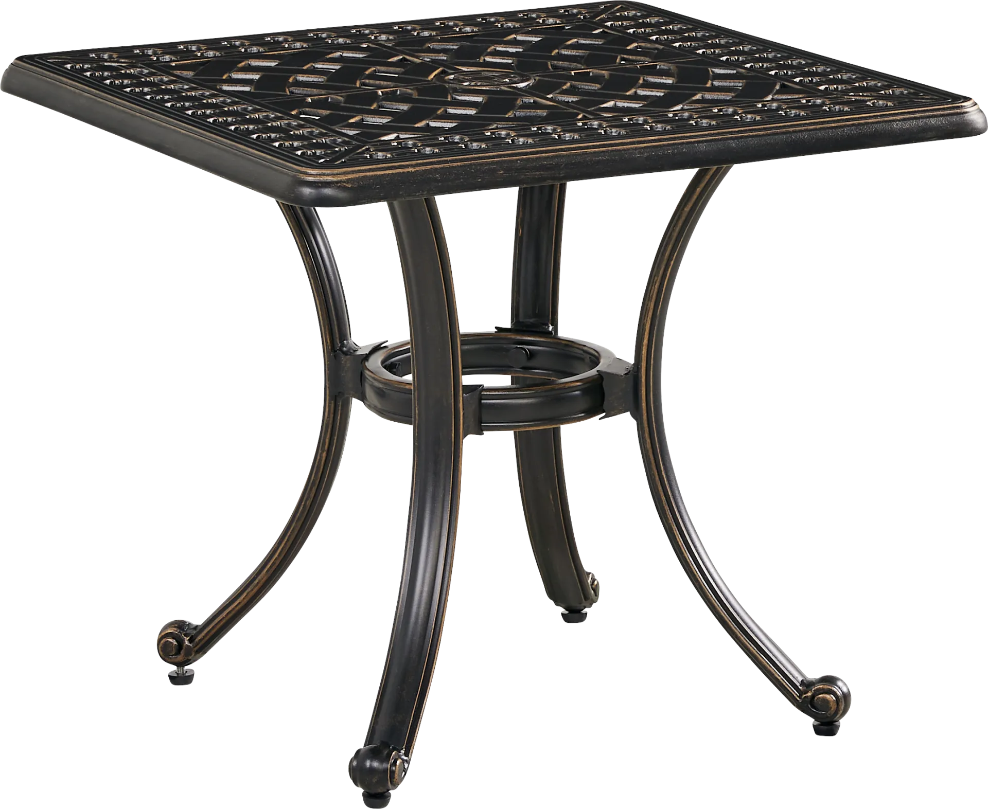 Carina Bronze Outdoor End Table - Image 1