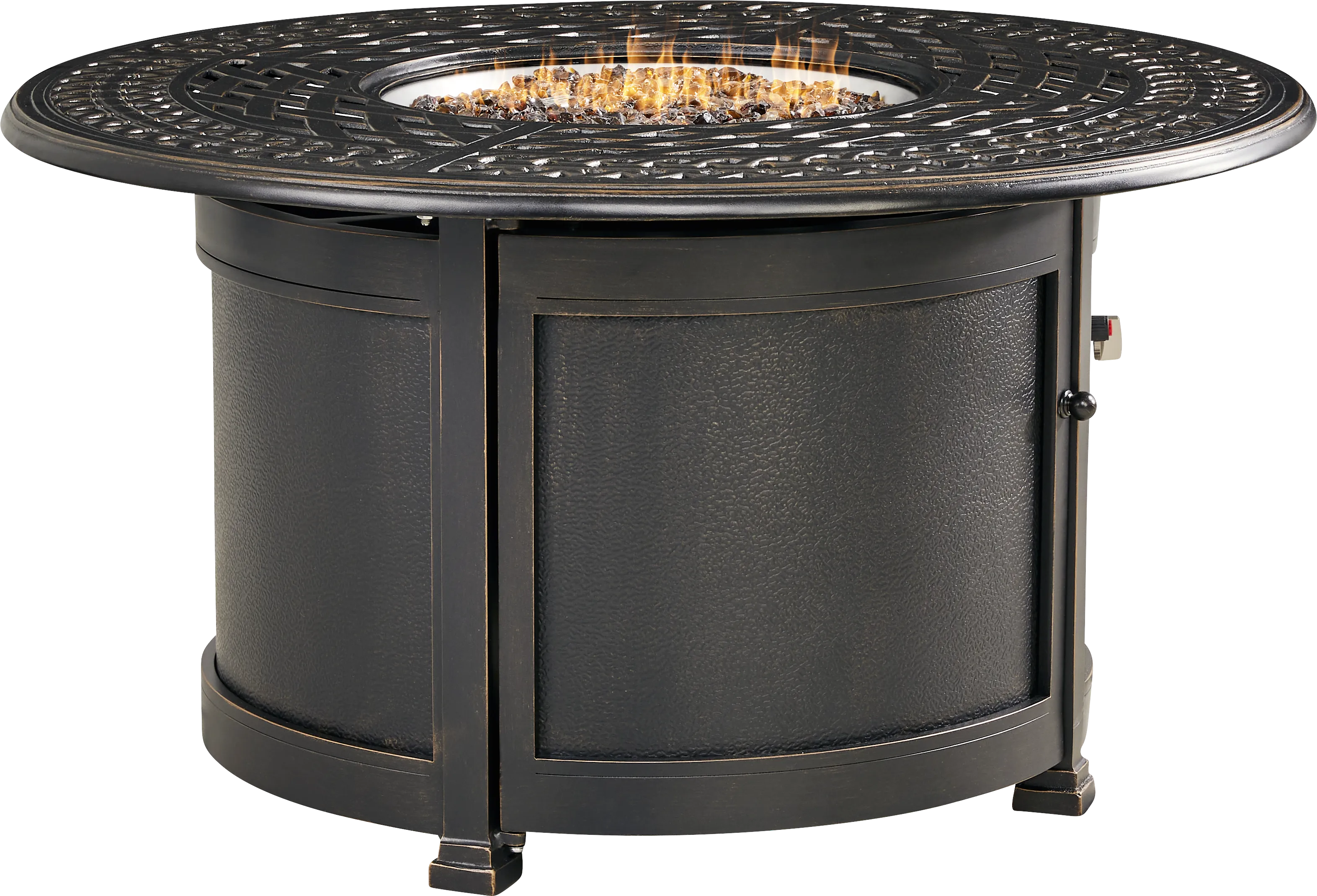 Carina Bronze 44 in. Round Outdoor Fire Pit - Thumbnail - Image 1