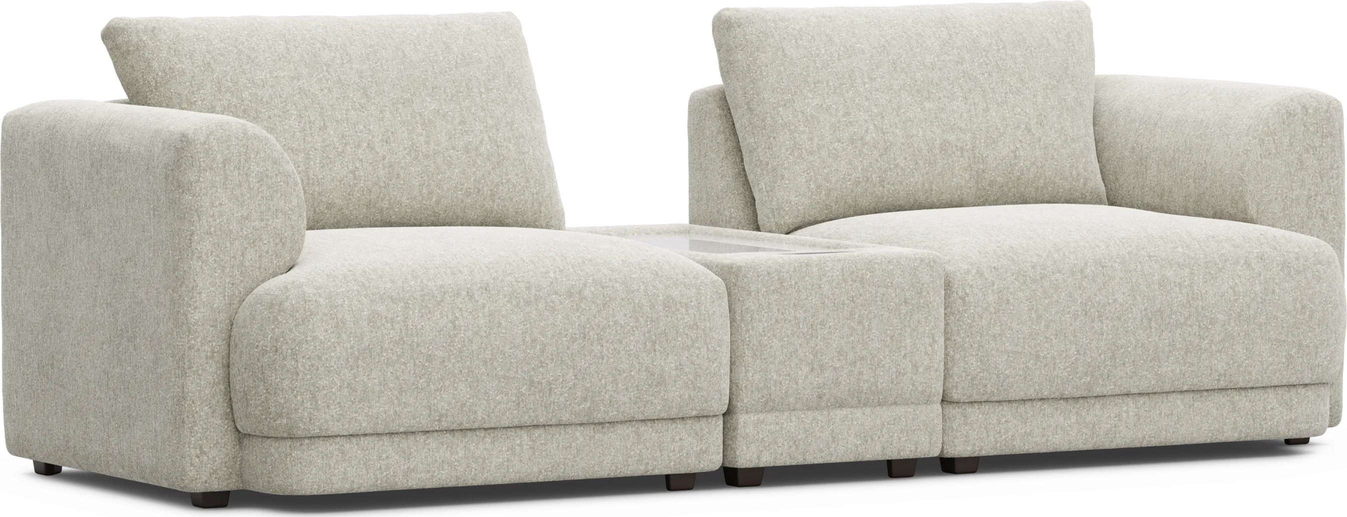 Ash 3 Pc ModularFour with Media Console - Thumbnail - Image 1