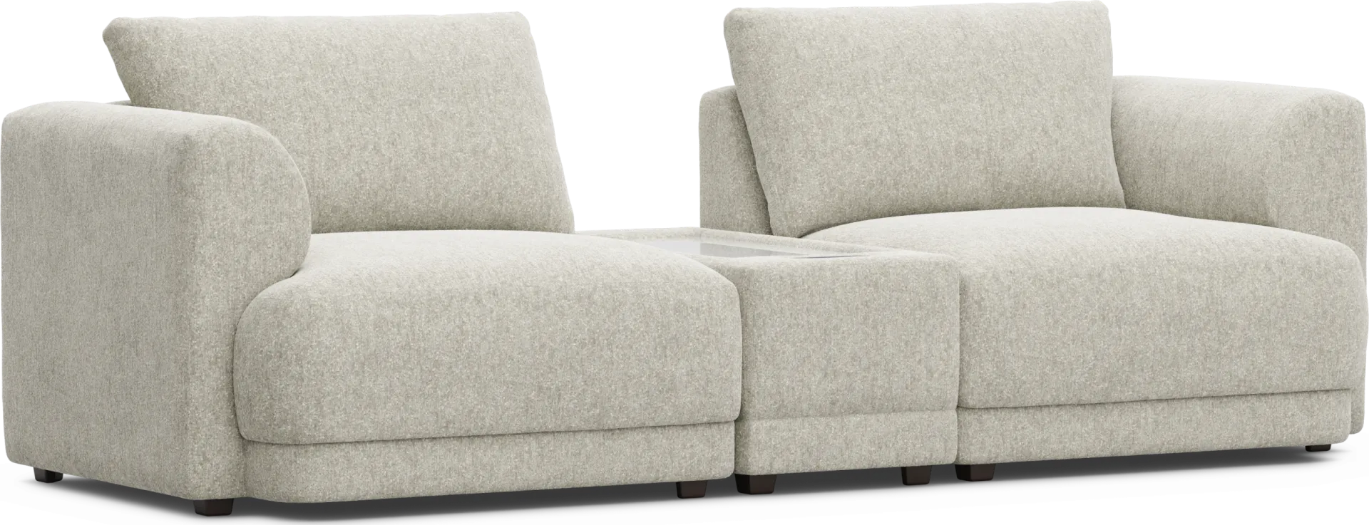 Ash 3 Pc ModularFour with Media Console - Image 1