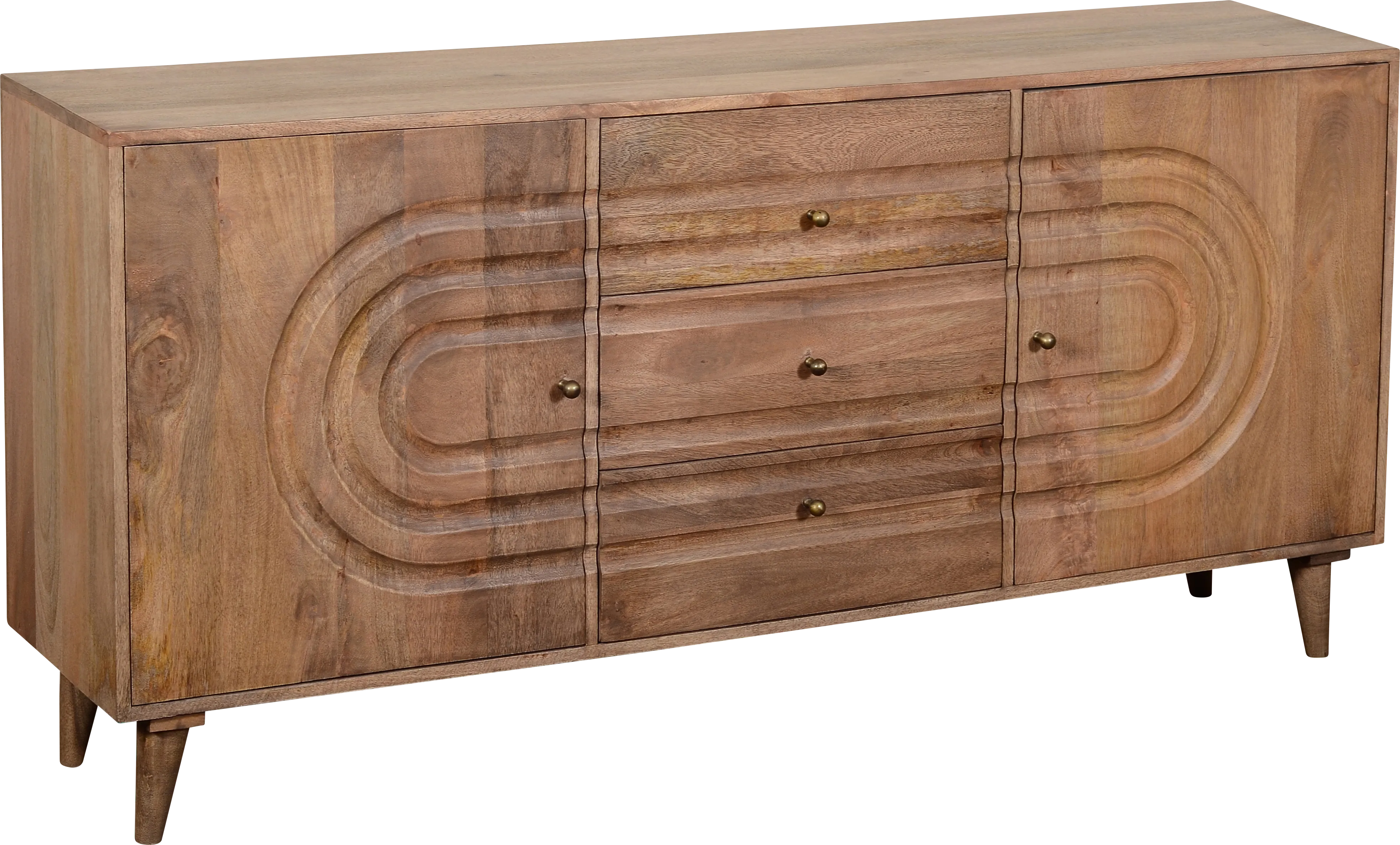 Allynwood Brown Sideboard - Thumbnail - Image 1