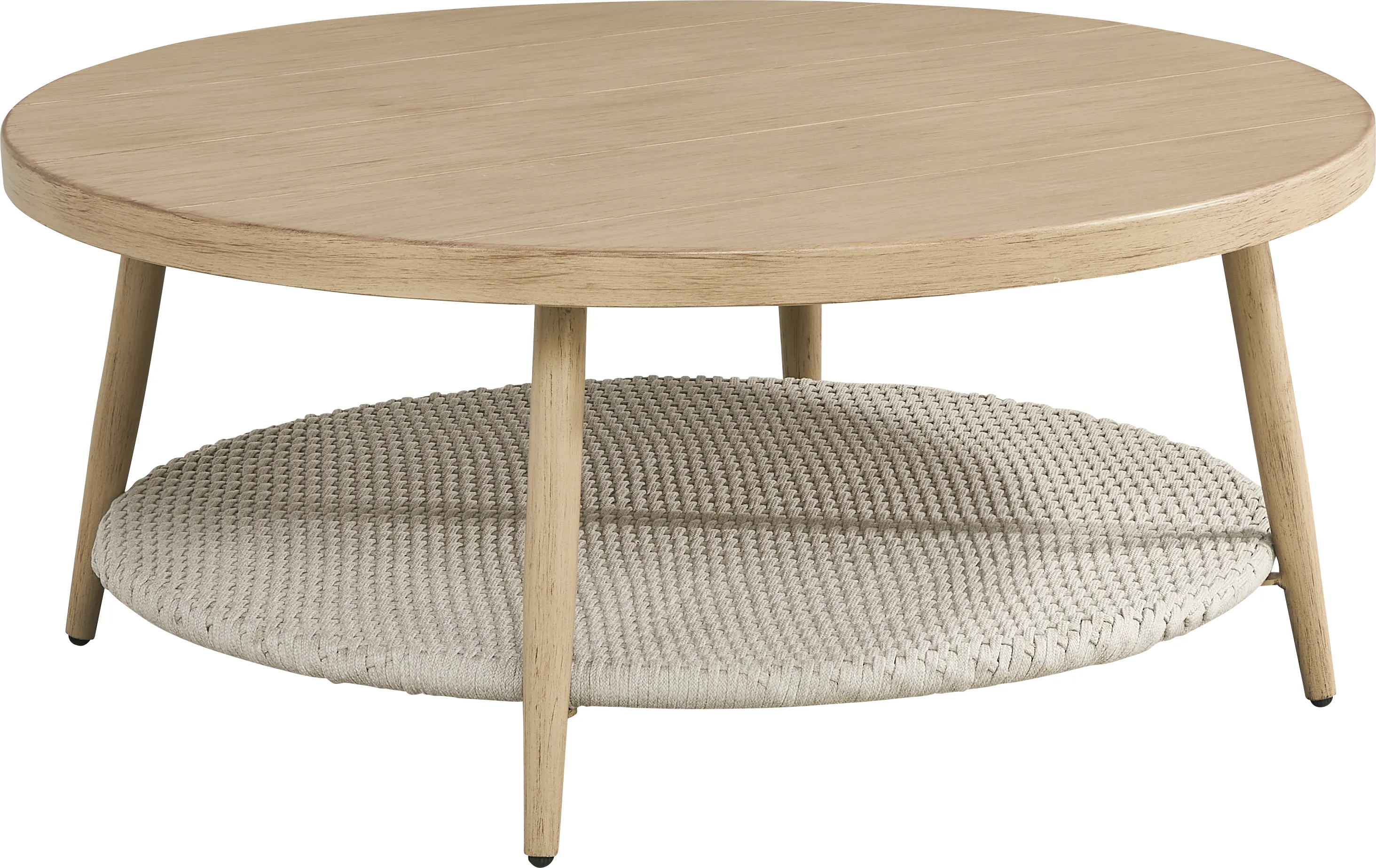 Costa Mesa Natural Outdoor Cocktail Table - Thumbnail - Image 1