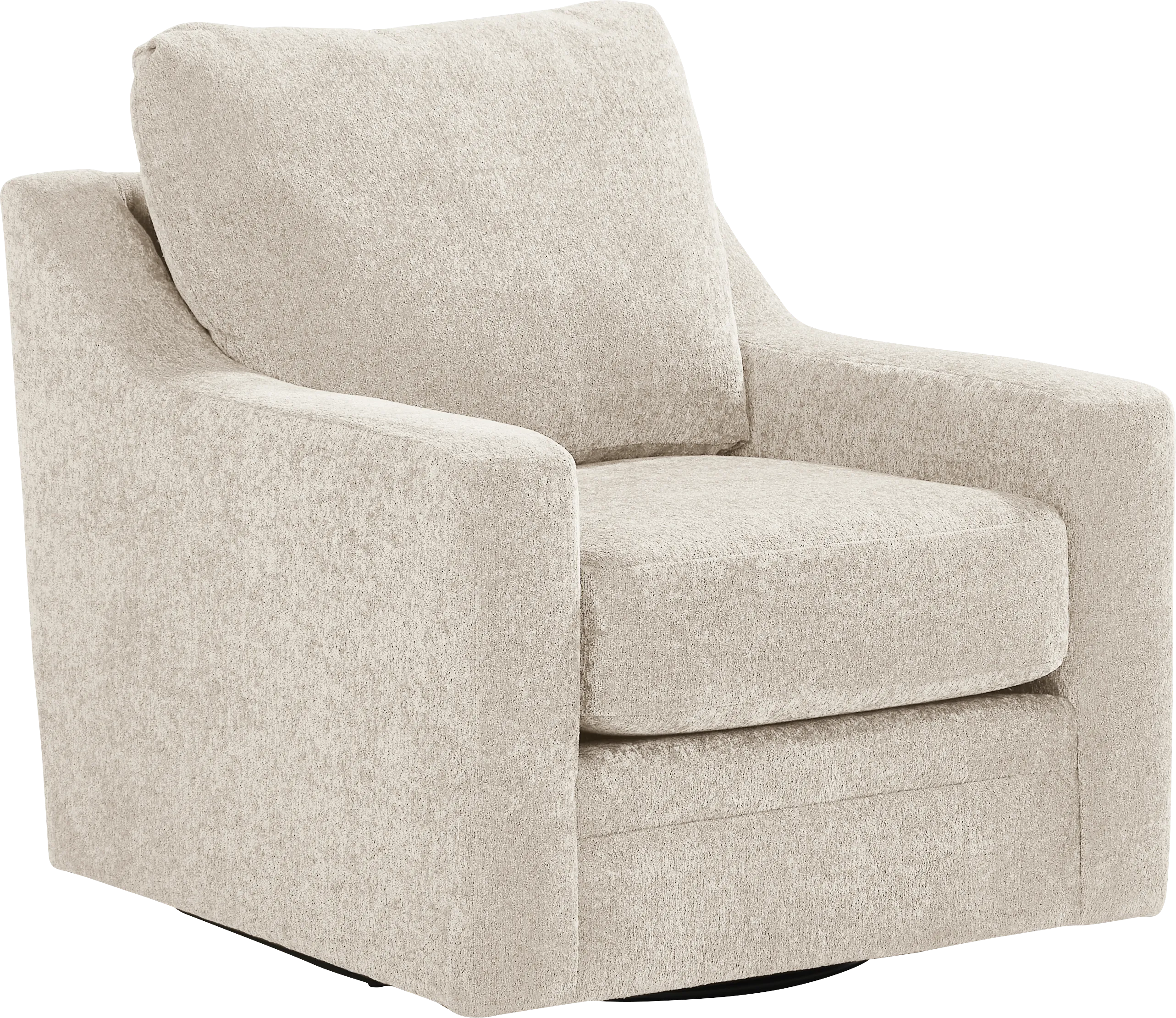 Copley Place Linen Swivel Chair - Thumbnail - Image 1