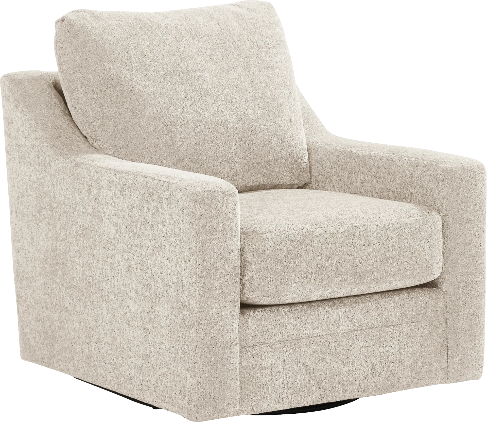 Copley Place Linen Swivel Chair - Image 1