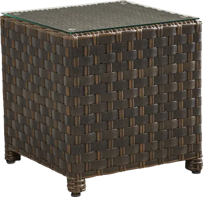 Mantra Brown Outdoor End Table