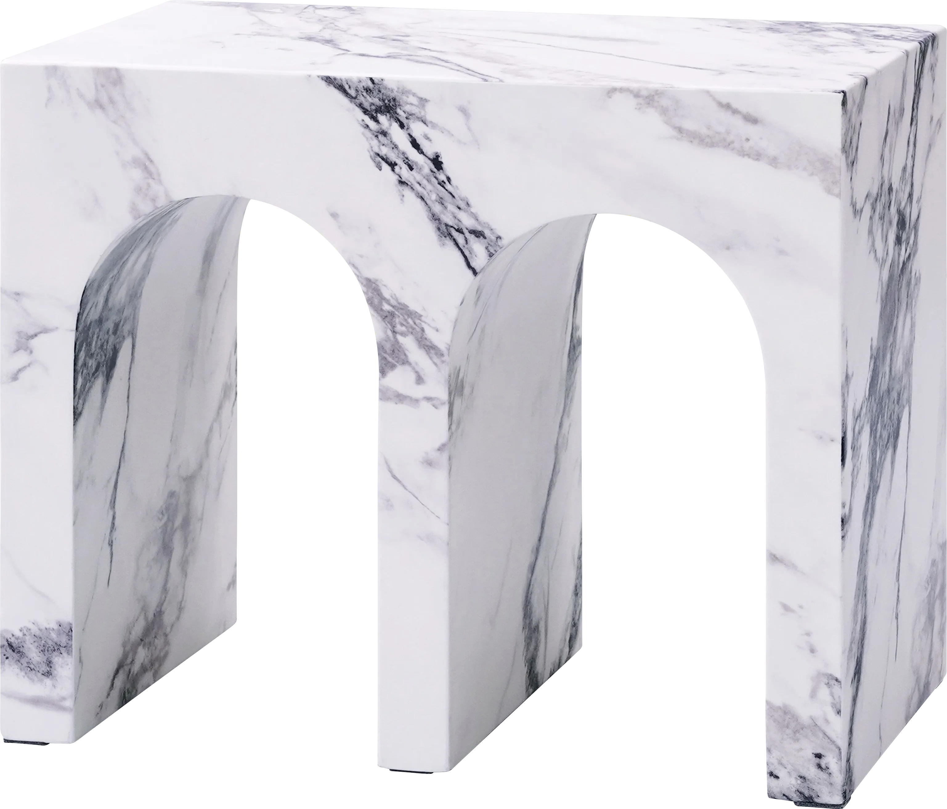 Dagama IV White End Table - Thumbnail - Image 1