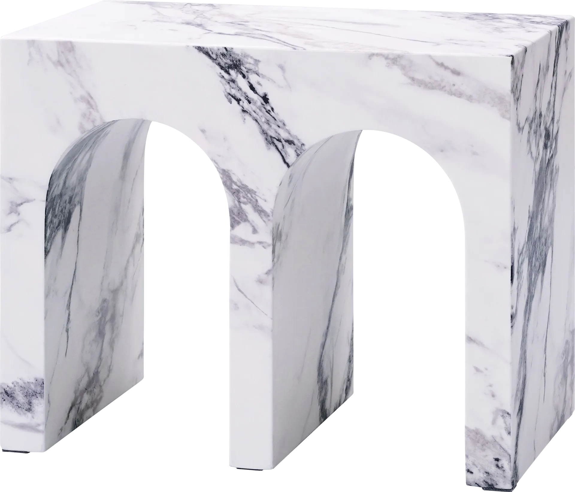 Dagama IV White End Table - Image 1