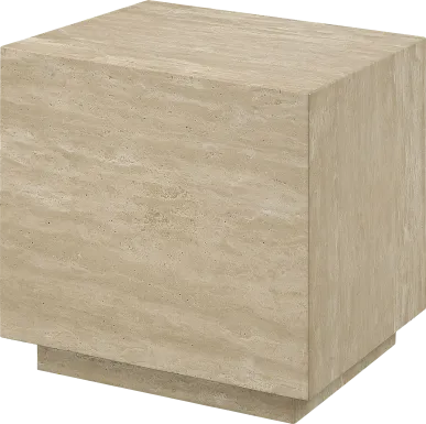 Bentonitea Beige End Table
