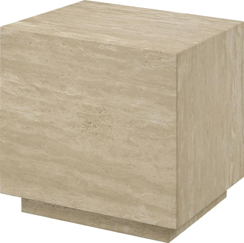 Bentonitea Beige End Table