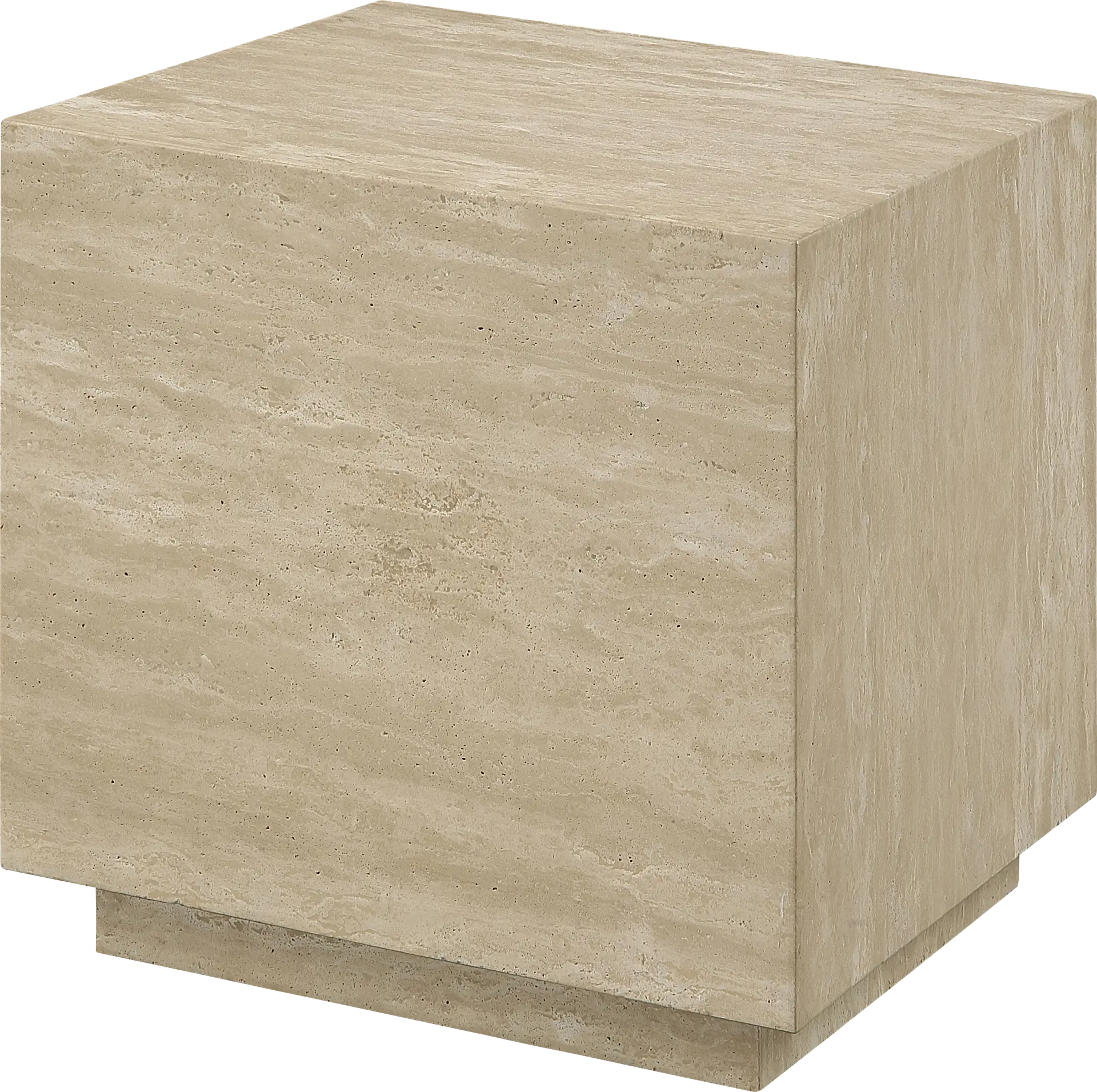 Bentonitea Beige End Table