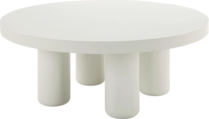Bayvilla White Cocktail Table