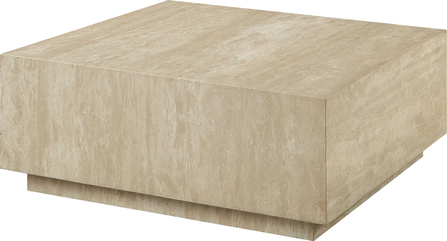 Bentonitea Beige Cocktail Table