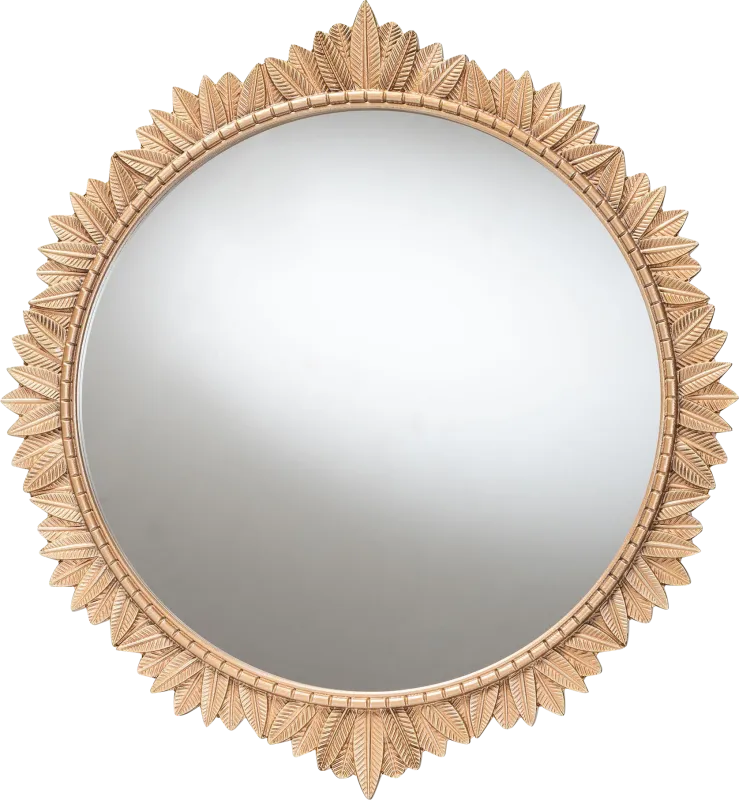 Browndalea Gold Round Mirror
