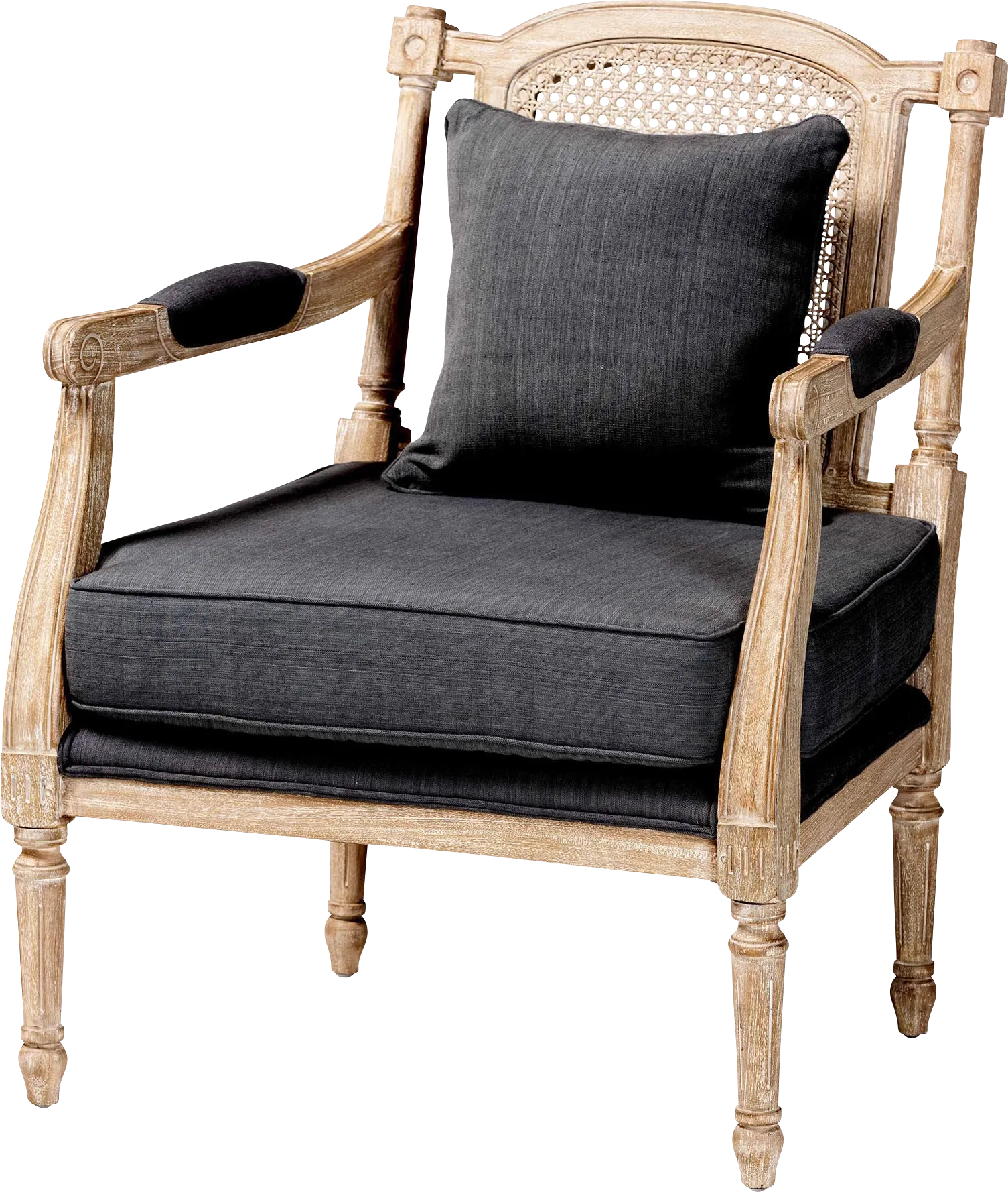 Heasletts Gray Accent Chair - Thumbnail - Image 1