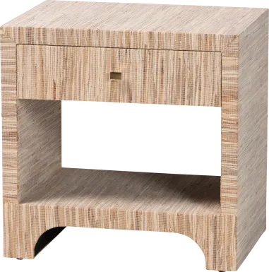 Doubleoak Brown Nightstand