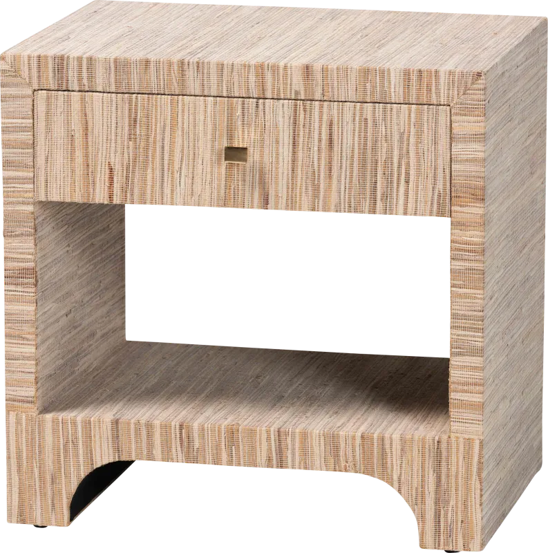 Doubleoak Brown Nightstand