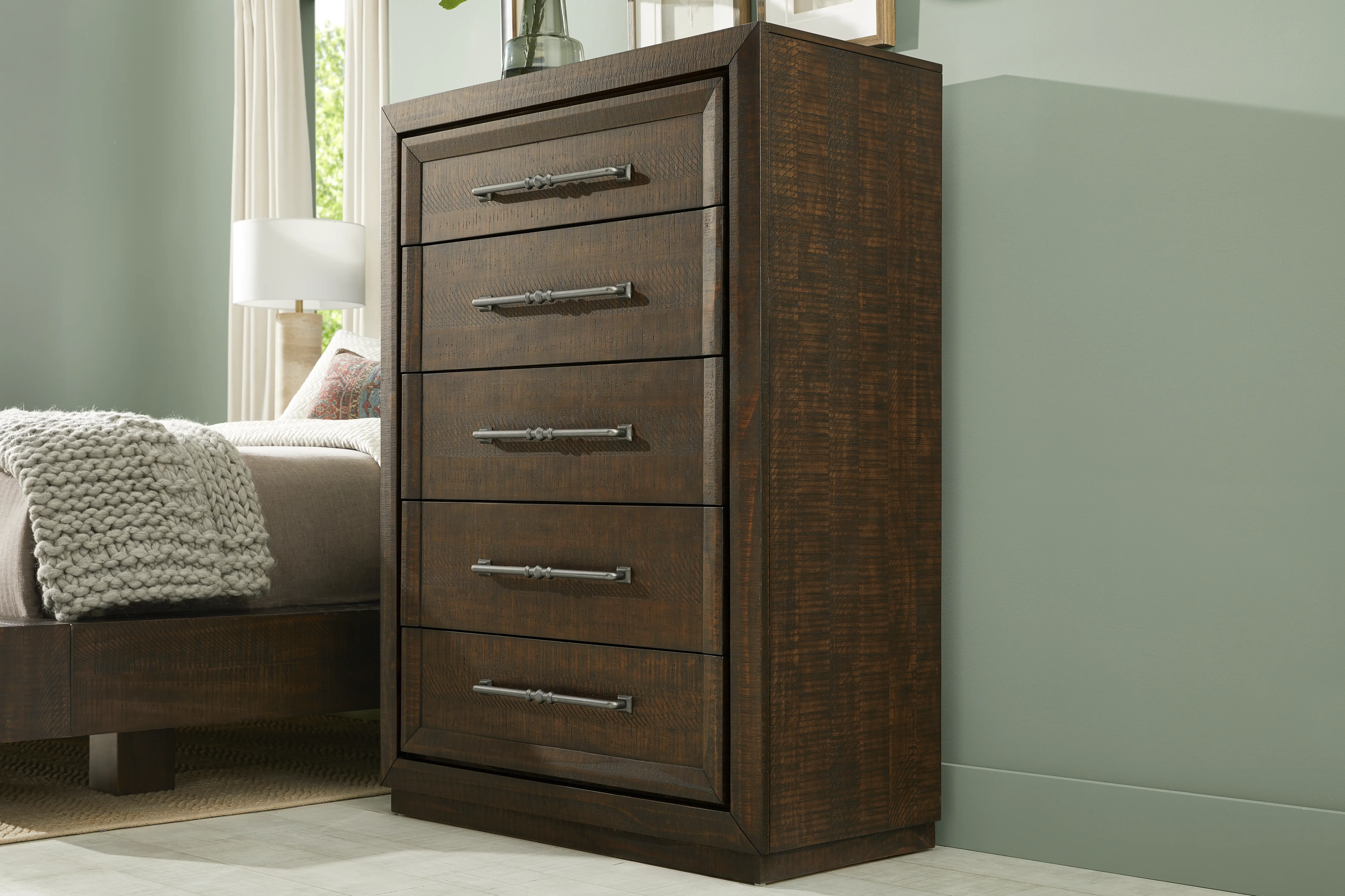 Mckinnon Dark Brown Chest - Thumbnail - Image 3