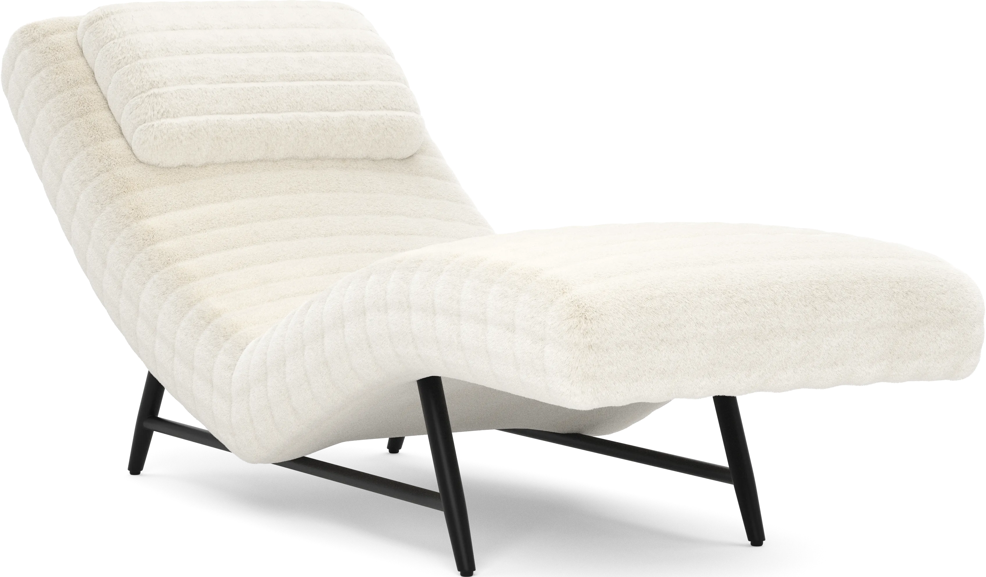 Claire Ivory Chaise - Thumbnail - Image 1