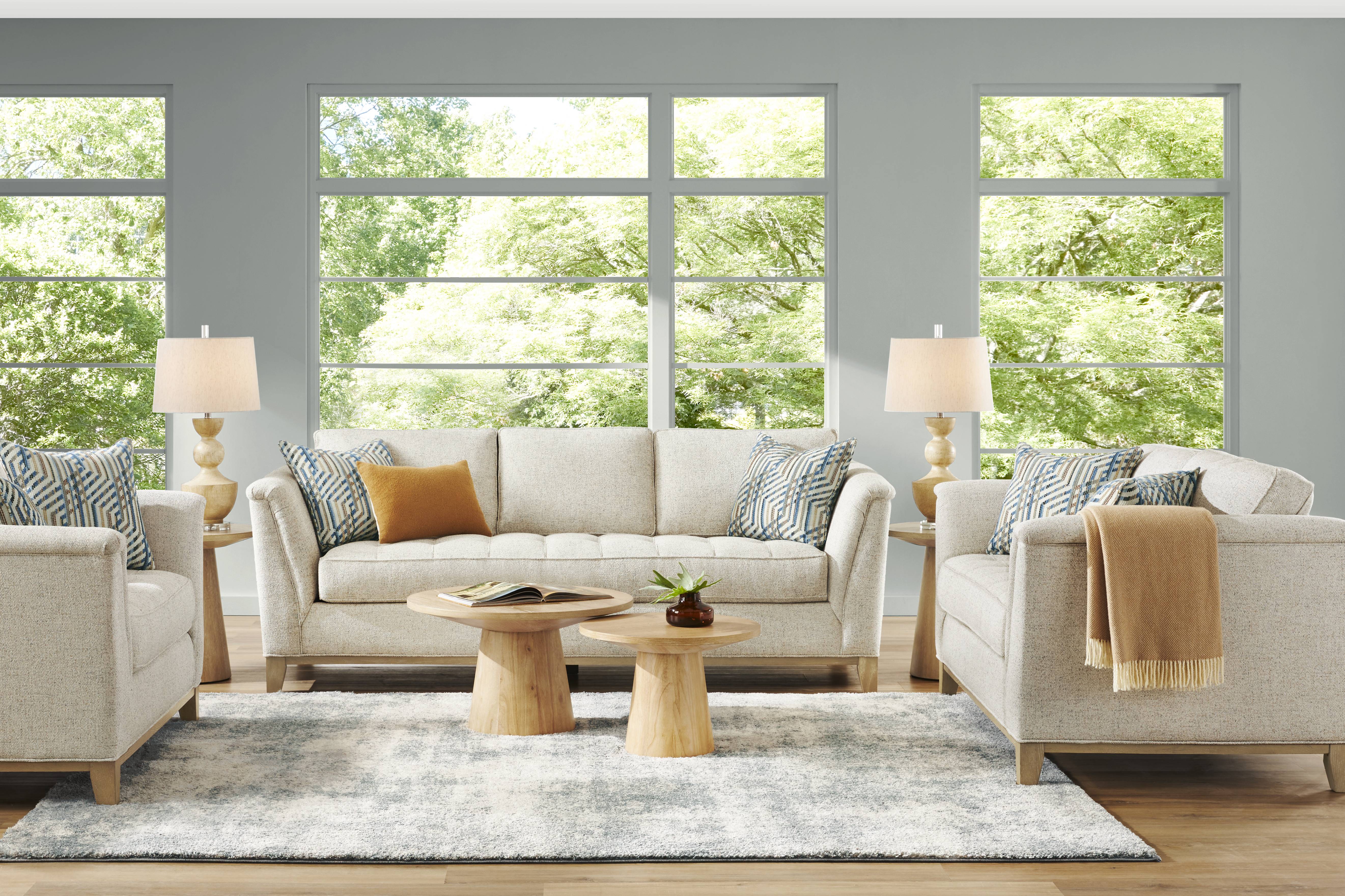 Fairmont Oyster 9 Pc Living Room - Thumbnail - Image 1