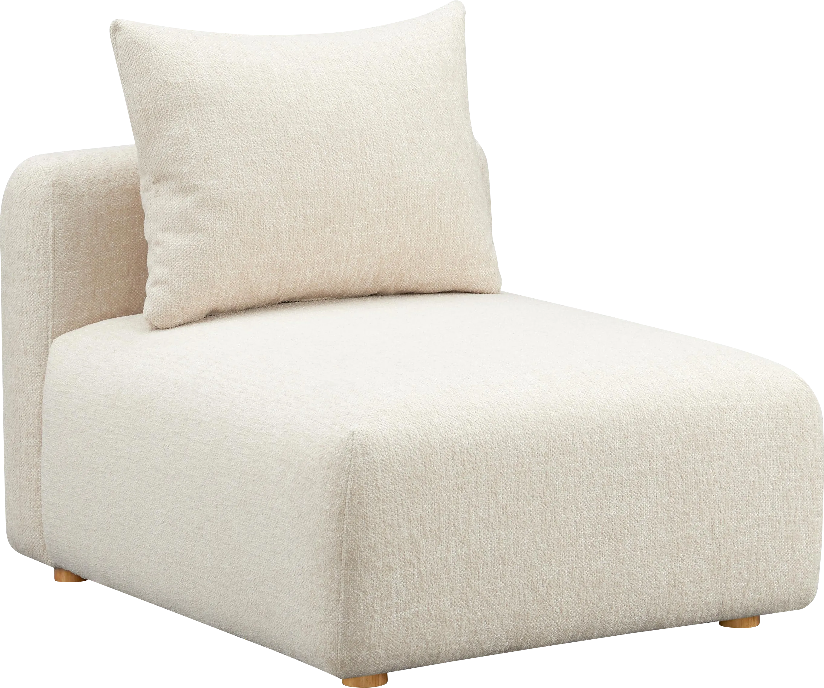 Luciay Cream Accent Chair - Thumbnail - Image 1