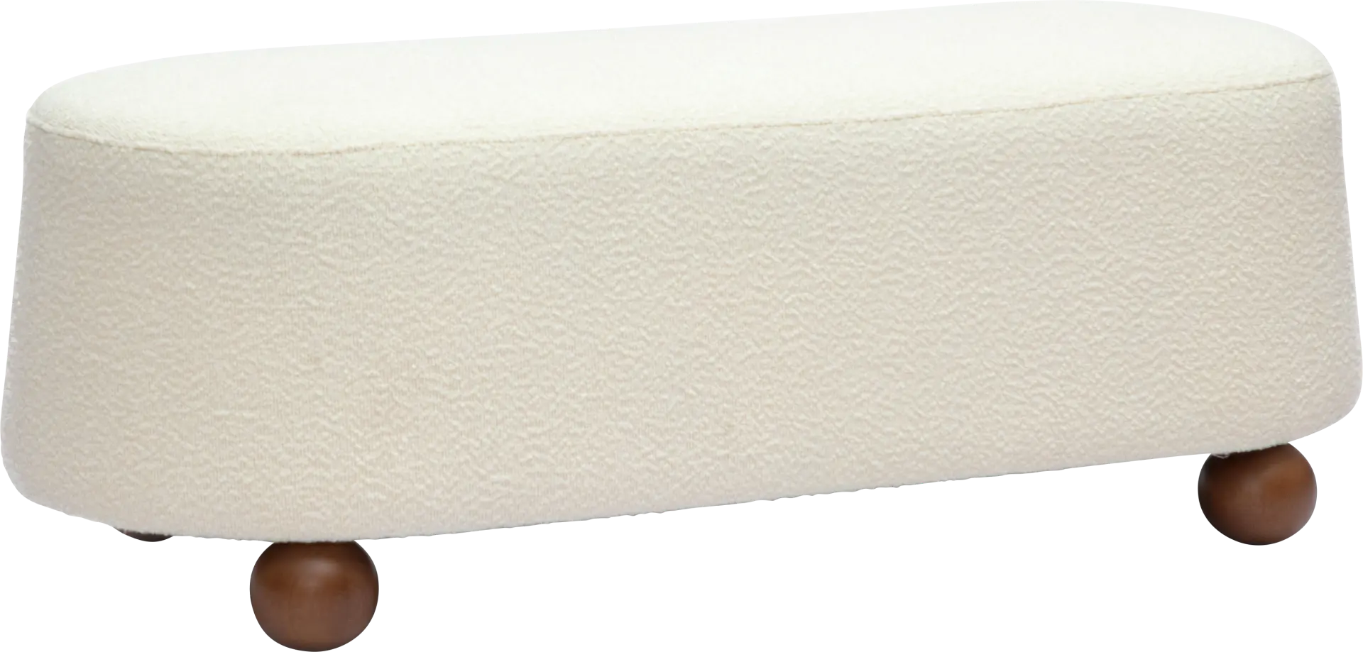 Innitou I Cream Large Ottoman