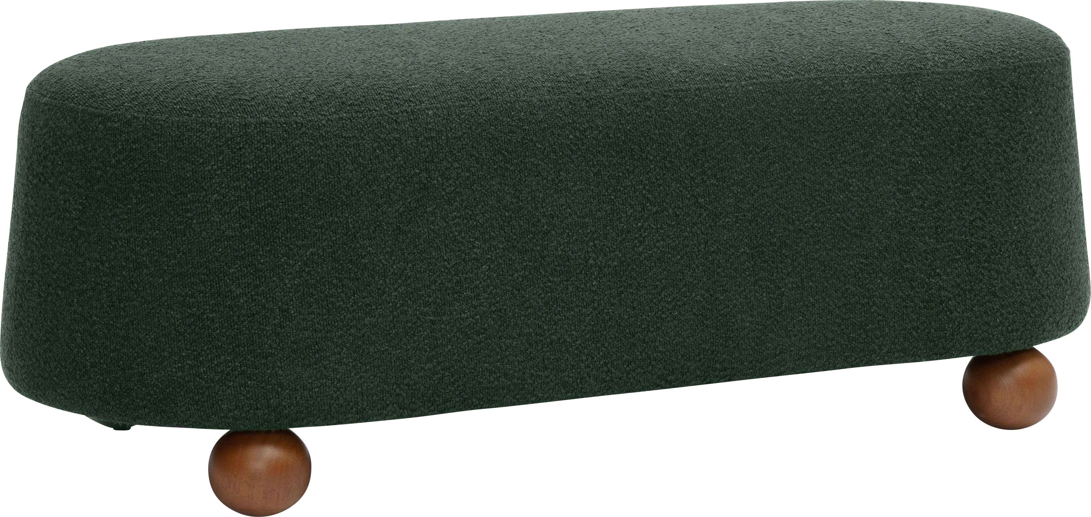 Innitou I Forest Green Large Ottoman - Thumbnail - Image 1