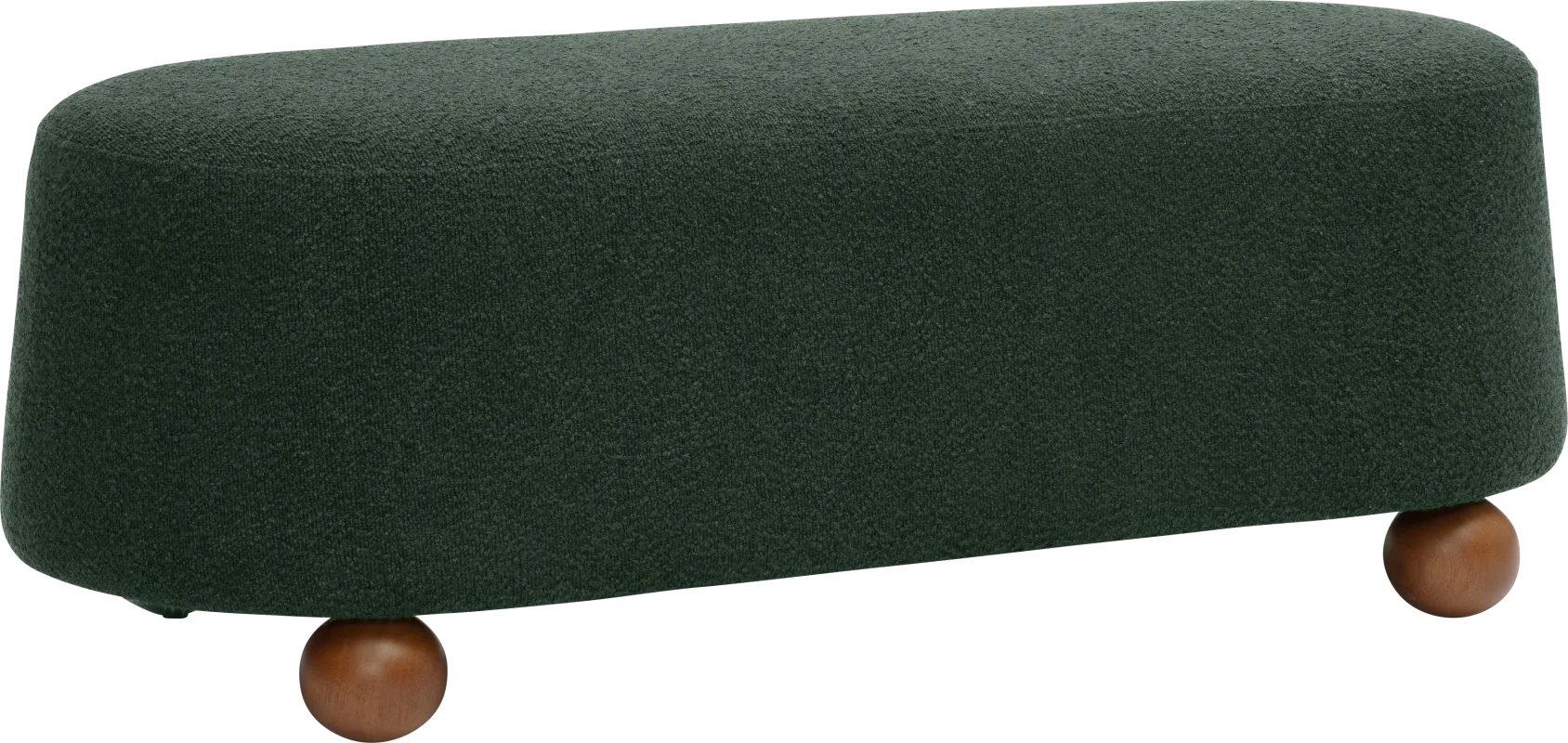 Innitou I Forest Green Large Ottoman
