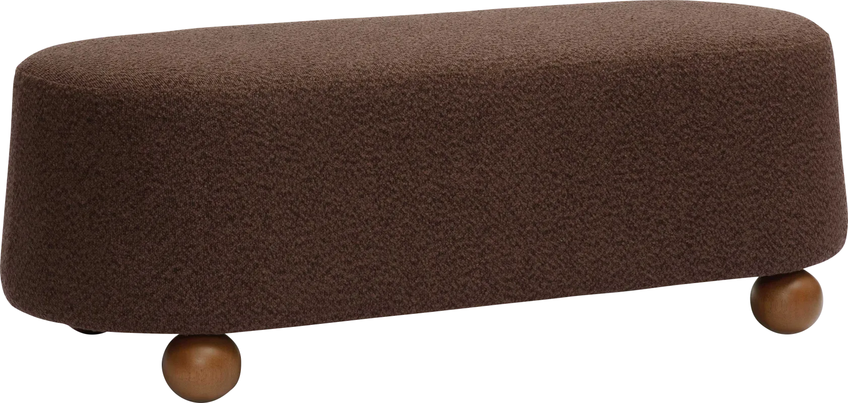 Innitou I Brown Large Ottoman