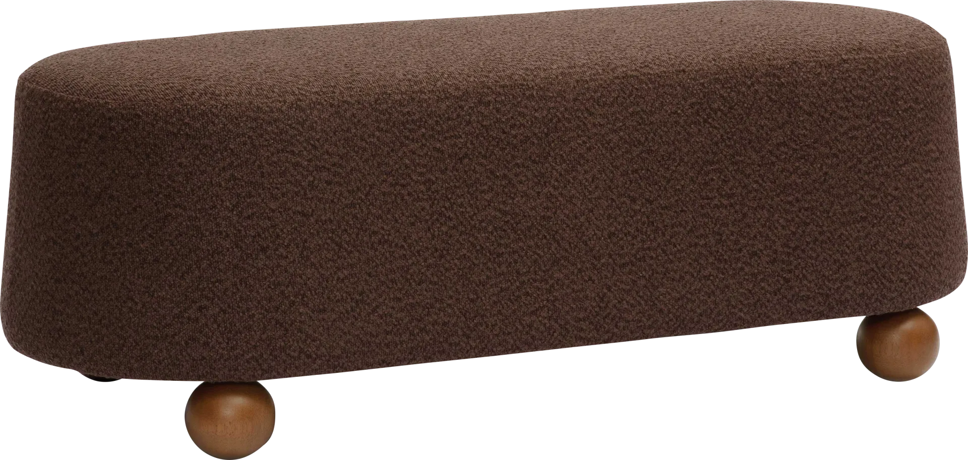 Innitou I Brown Large Ottoman - Image 1