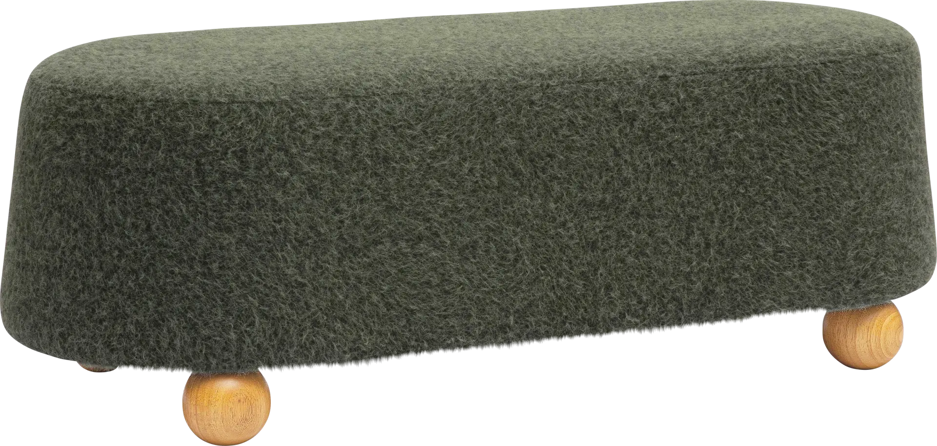 Innitou II Forest Green Large Ottoman