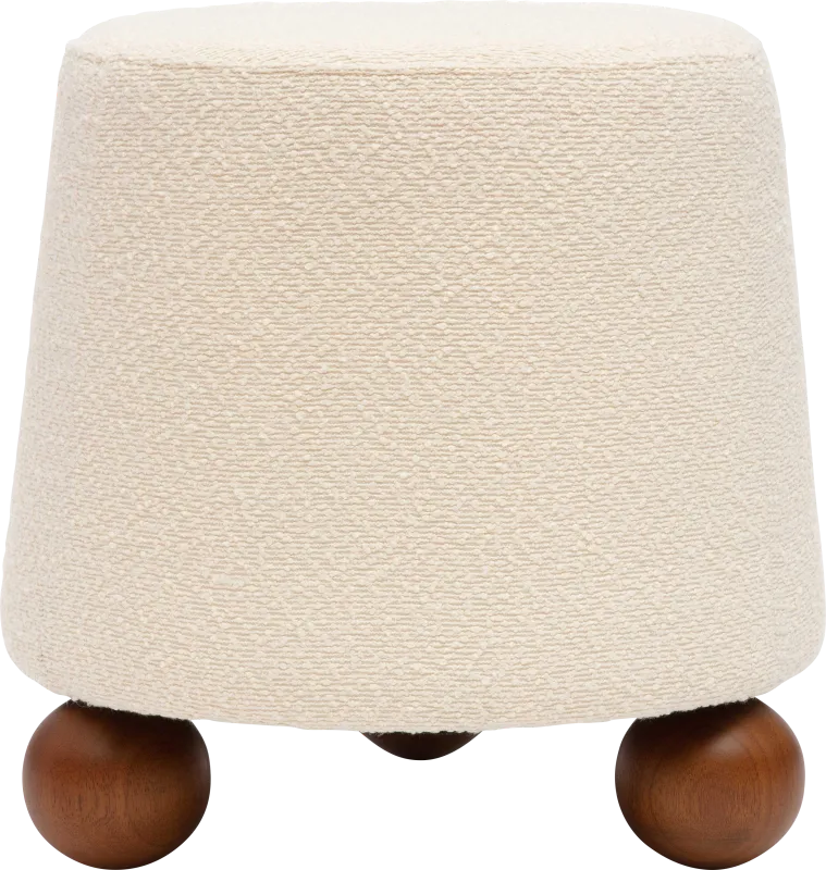 Innitou I Cream Small Ottoman