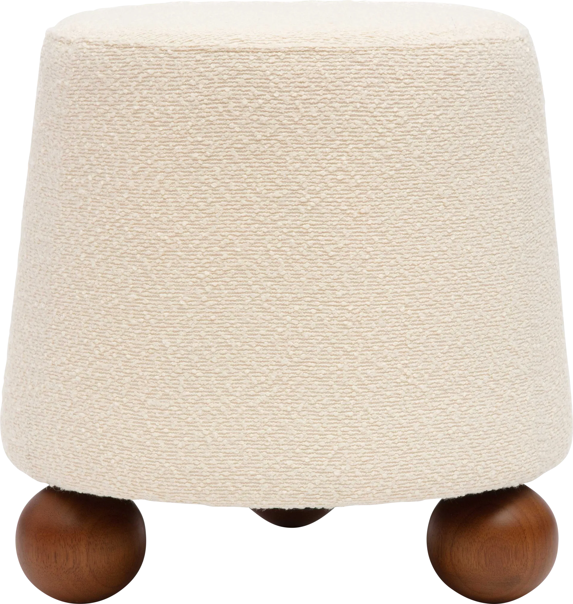 Innitou I Cream Small Ottoman - Image 1