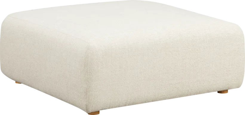 Luciay Cream Ottoman