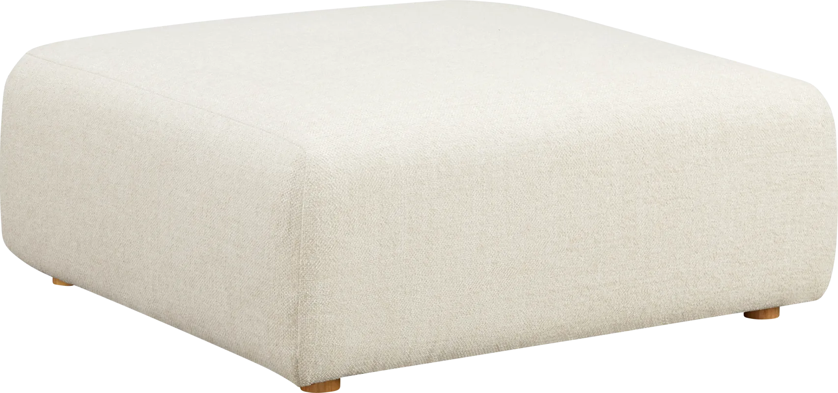 Luciay Cream Ottoman