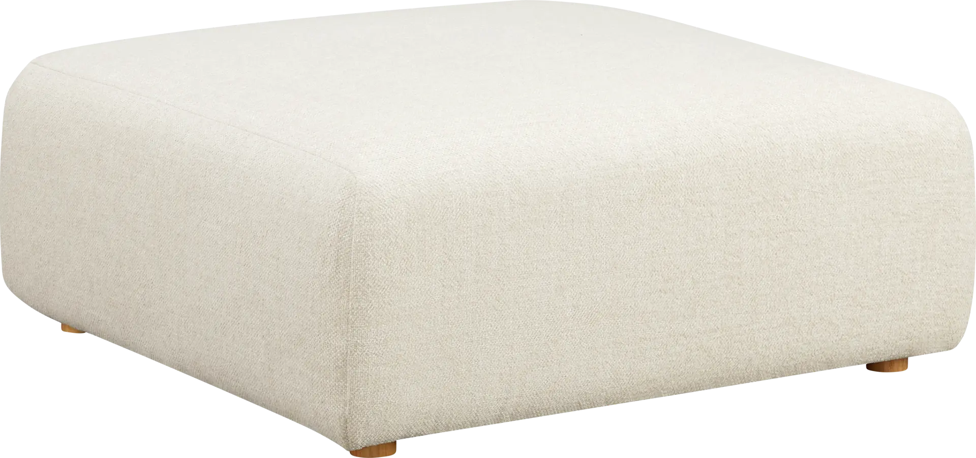 Luciay Cream Ottoman