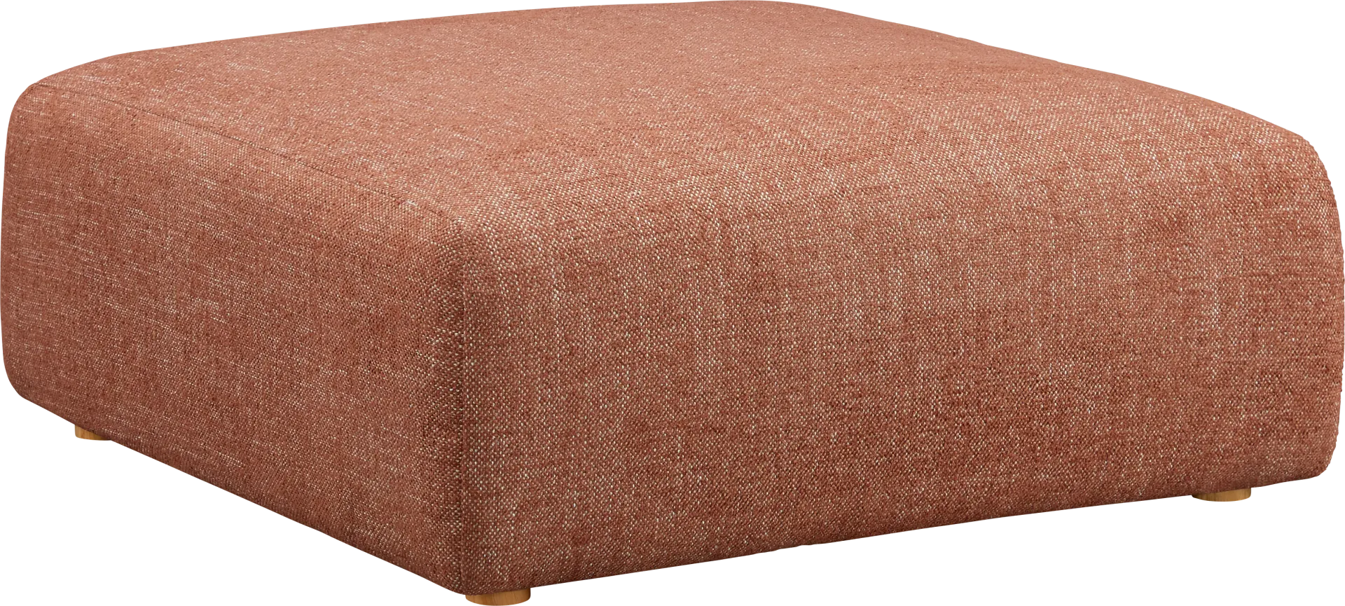 Luciay Red Ottoman - Image 1
