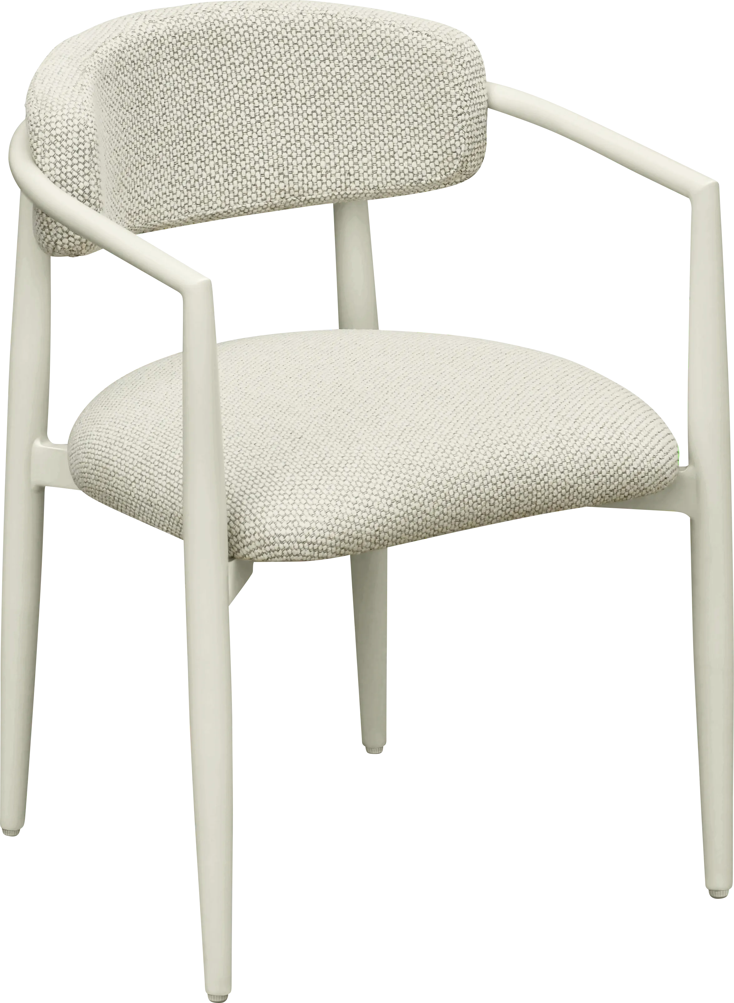 Outdoor Fryburg Cream Arm Chair - Thumbnail - Image 1