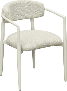 Outdoor Fryburg Cream Arm Chair